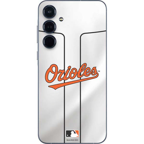 MLB Baltimore Orioles Home Jersey Galaxy A35 5G Skin